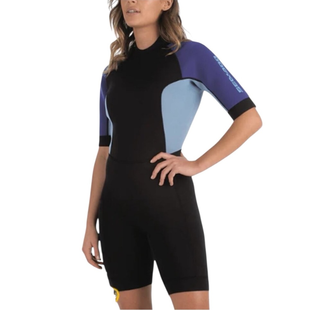 Sea-Doo Exotic Shorty Wetsuit Deep Purple XS - Picture 1 of 9